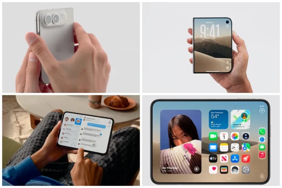 Apple Unveils  Foldable iPhone Duo